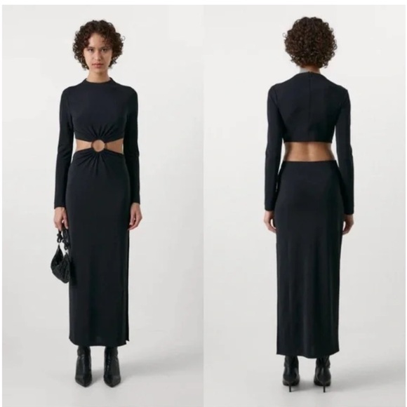 cult gaia Dresses & Skirts - Cult Gaia x GAP Black Cutout Maxi Dress